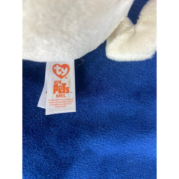 Ty Beanie Babies Mel The Pug Plush From Secret Life Of Pets Collection 6" - Picture 7 of 7